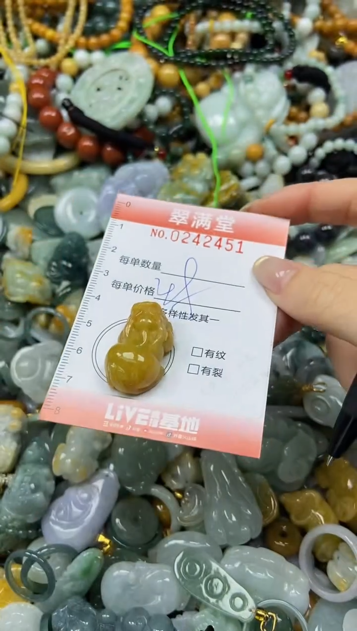 未镶嵌挂件翡翠闪购0242451