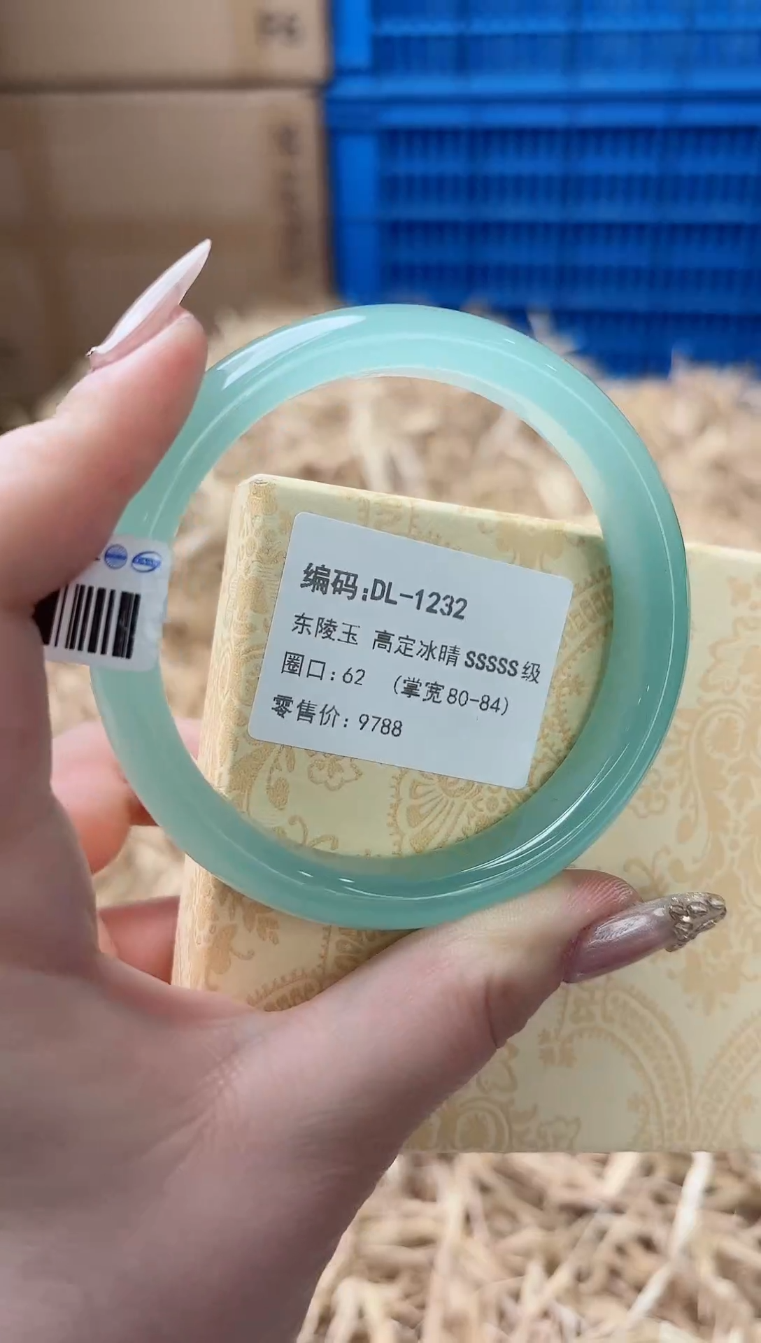 未镶嵌手镯石英质玉DL-1232