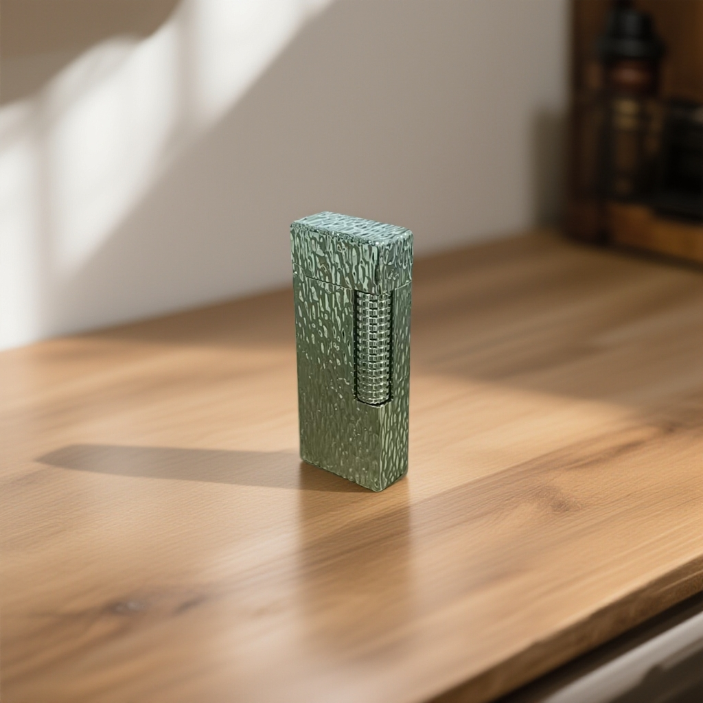 BD白镍陨石坑（悬浮盒)打火机防风手工送男友礼物