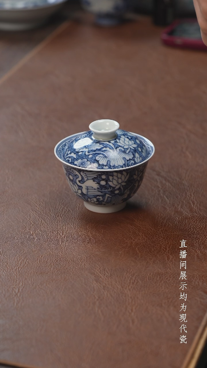 茶器茶器一鹭盖碗