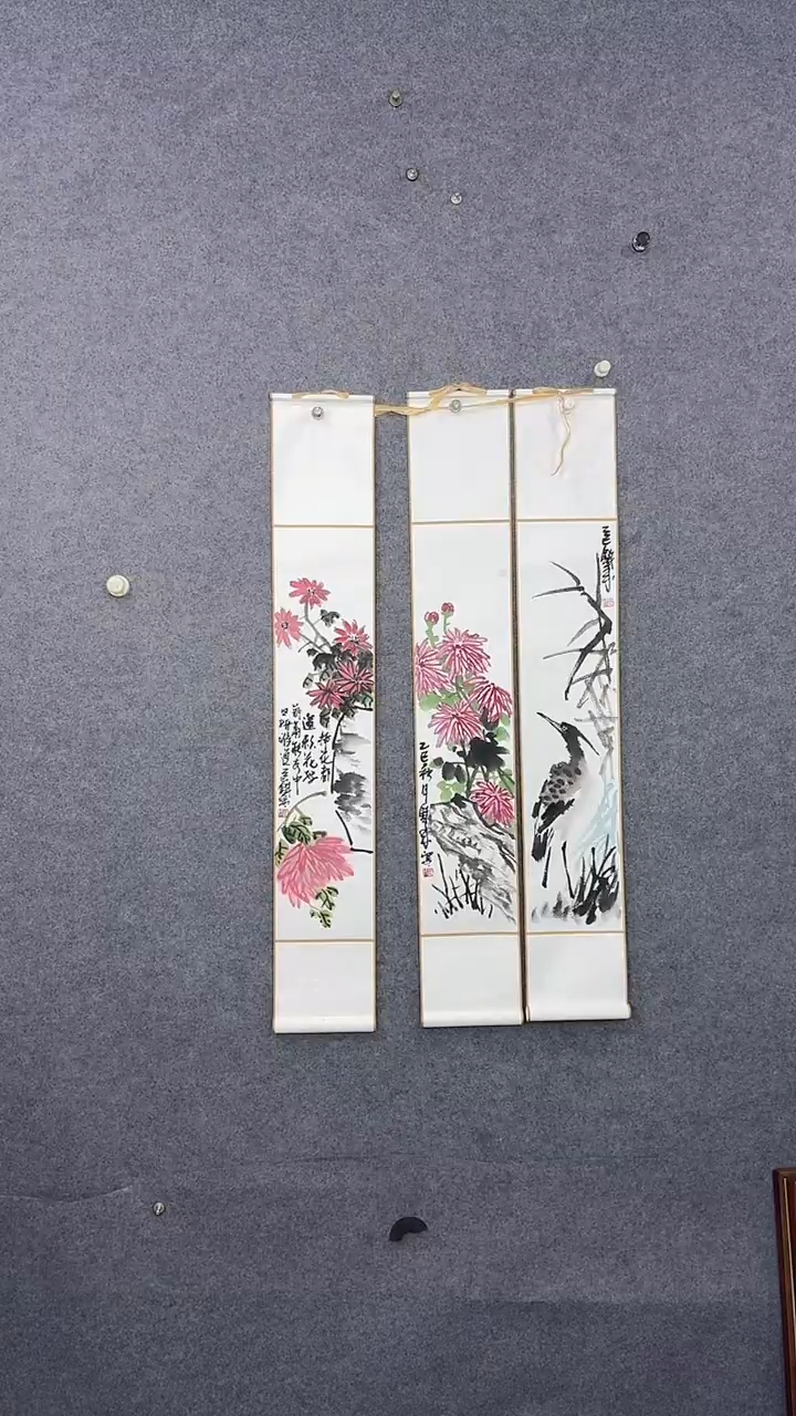 国画92*32吴铁成作品