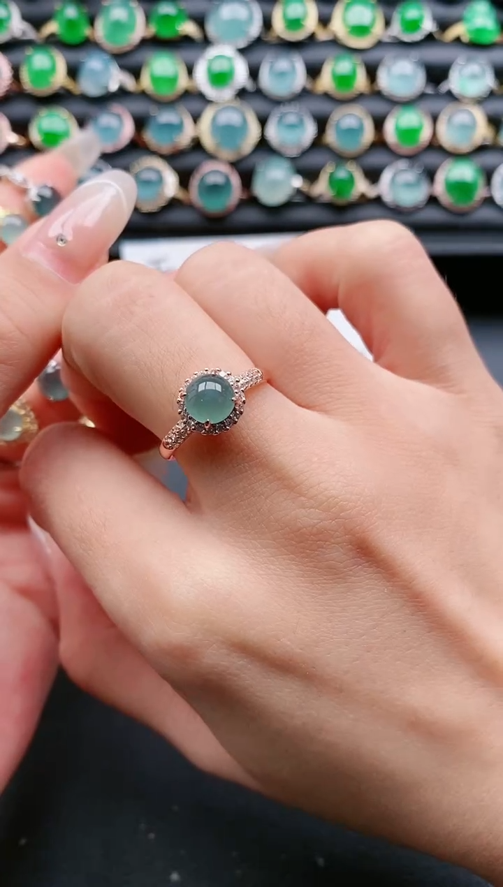 【闪购商品】翡翠戒指银S925镶嵌11111111111