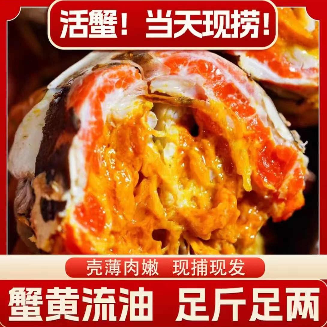 【活蟹公母】江苏大闸蟹公6-5.7两母4.7-4.4两（6+2）8只礼盒顺丰京东