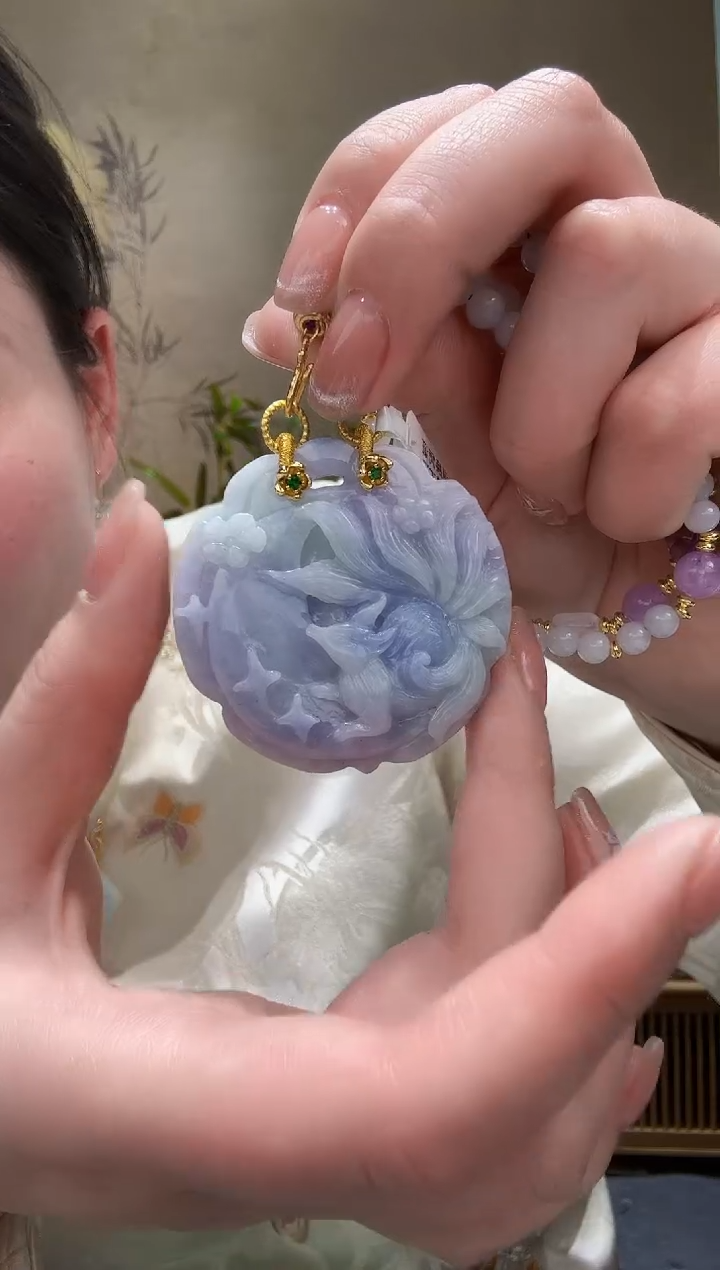 【闪购商品】翡翠颈饰未镶嵌吊坠