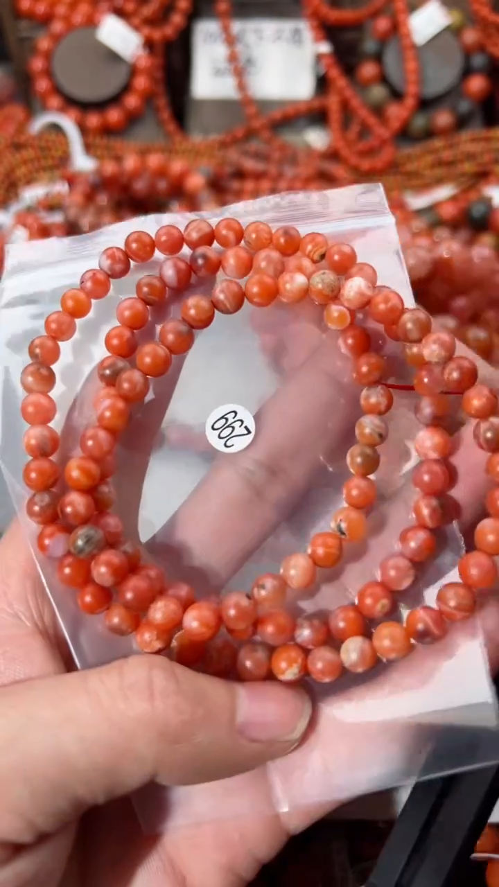 【闪购商品】南红玛瑙手串未镶嵌6+