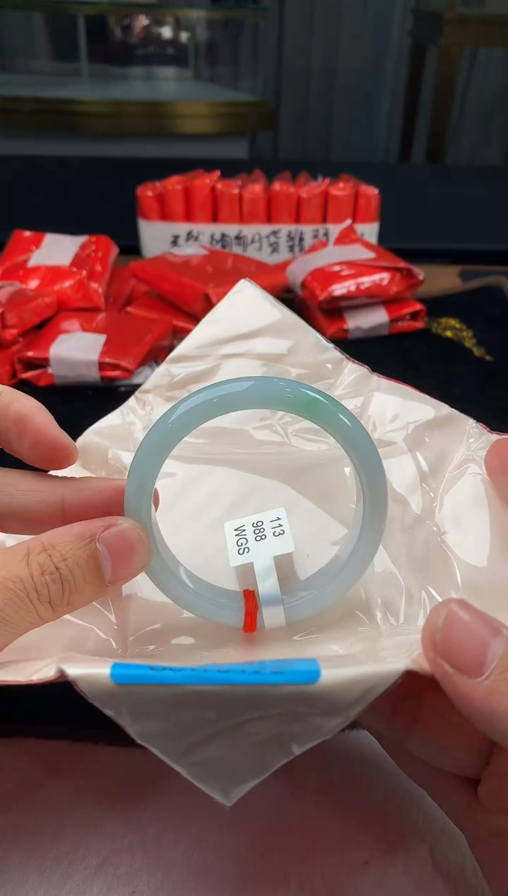 未镶嵌定制翡翠5087毛货不退不换 58-59