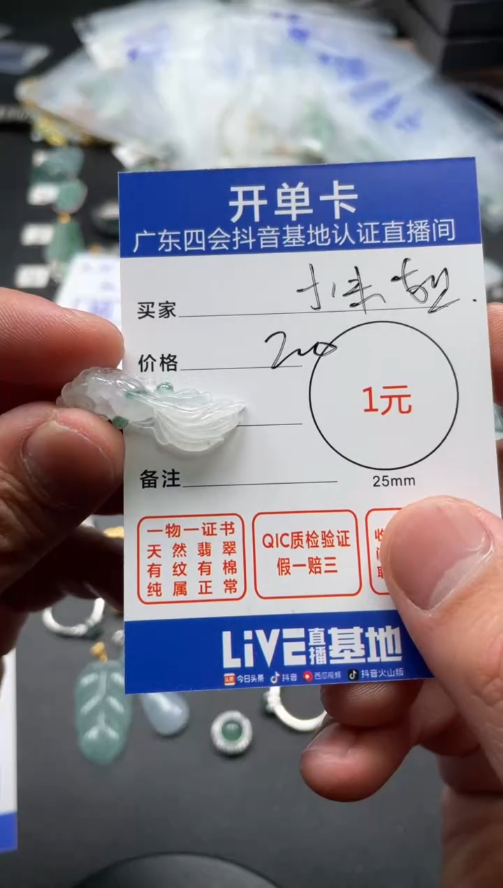 【闪购商品】翡翠颈饰未镶嵌挂件