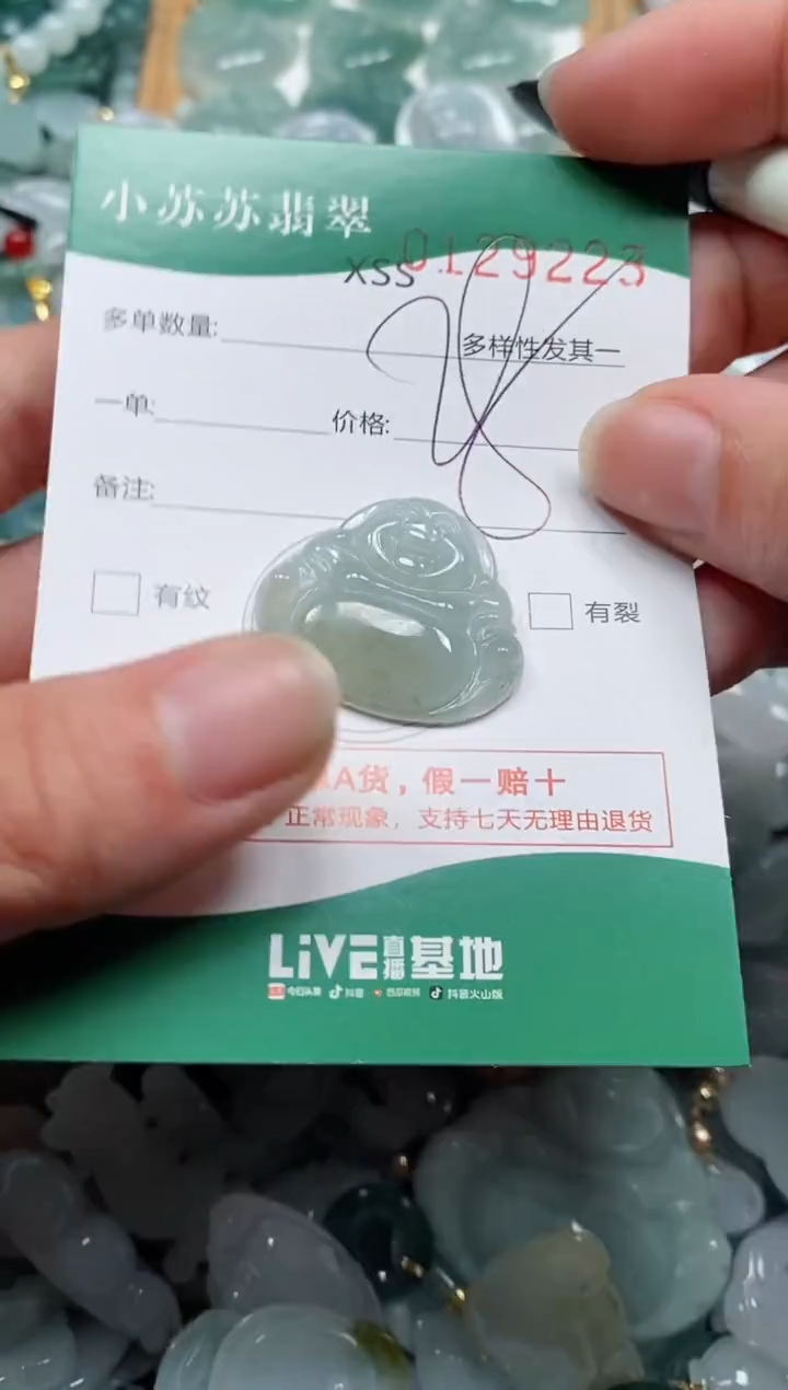 【闪购商品】翡翠颈饰未镶嵌闪购商品0129223