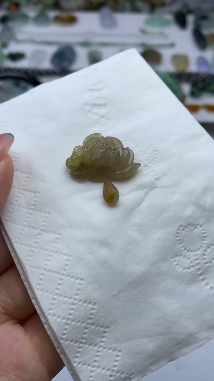 未镶嵌定制翡翠毛货定制不退不换