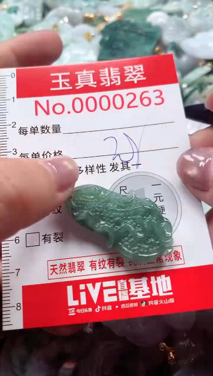 吊坠(不含链)未镶嵌翡翠0263