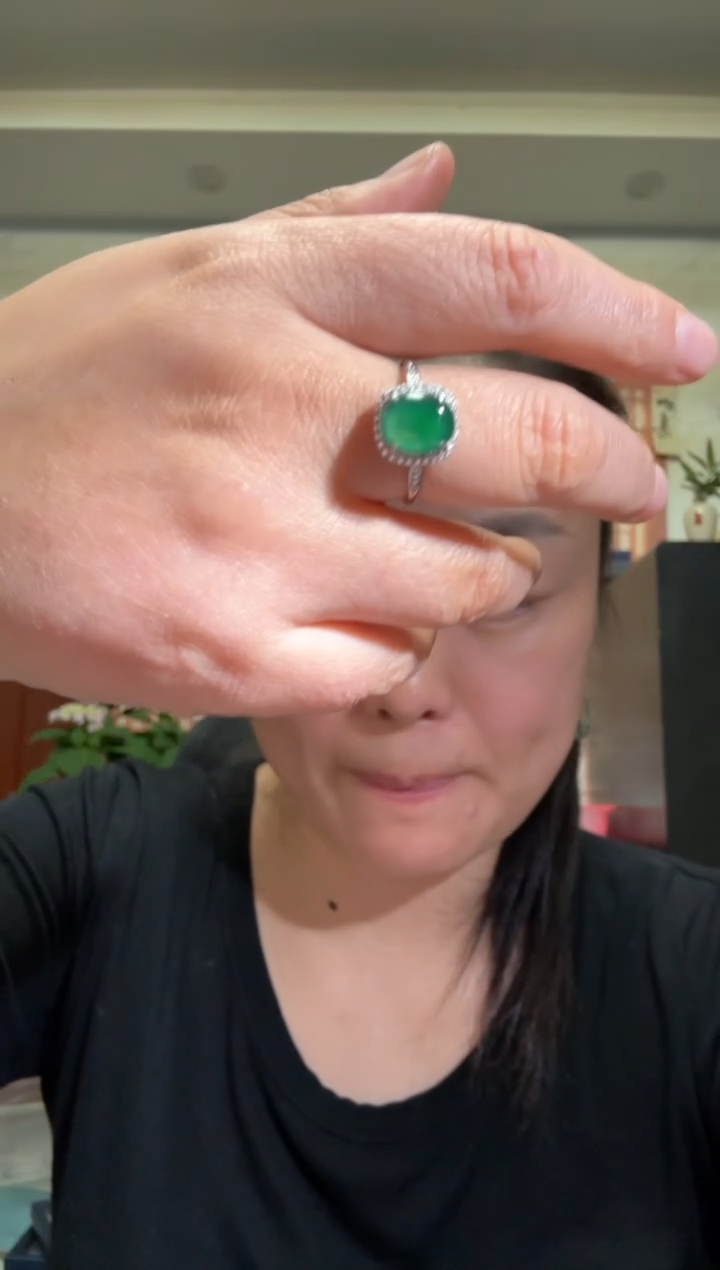 颈饰银S925镶嵌翡翠00005110