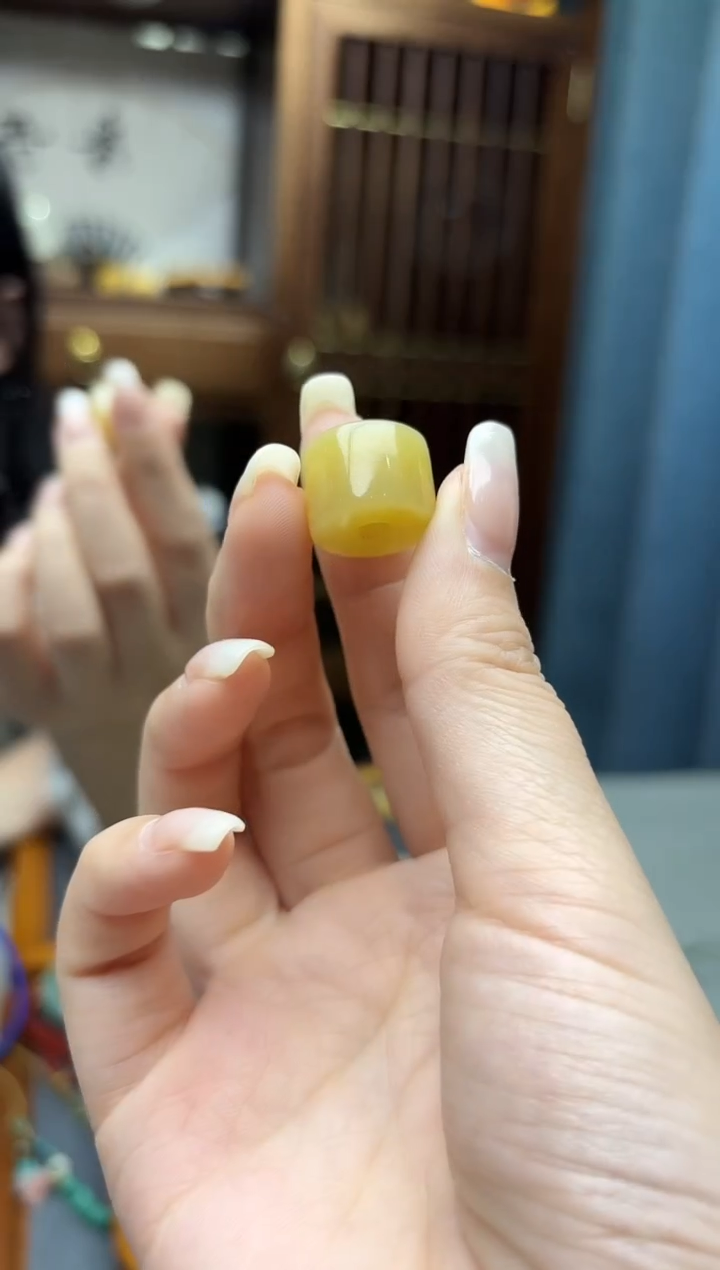 未镶嵌和田玉挂件窗***铃和田玉配件ZD