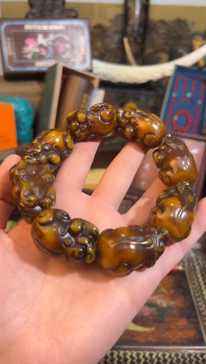 【闪购商品】蜜蜡手链未镶嵌55业业业业业业业业