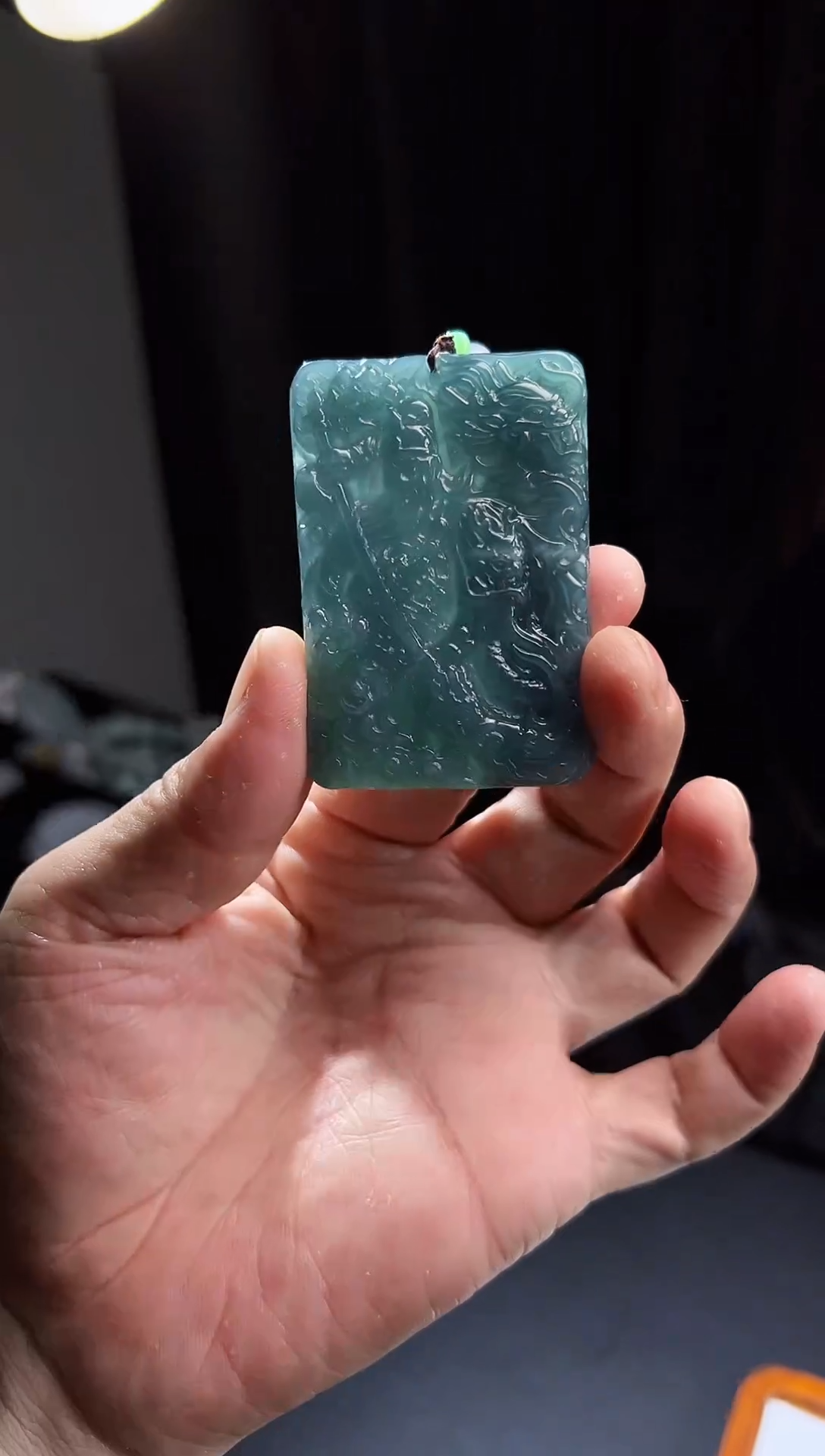 【闪购商品】翡翠颈饰未镶嵌天然A货翡翠（多样性发）关公10165