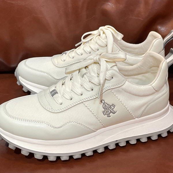 低帮板鞋透气厚底系带素面休闲板鞋秋冬男士