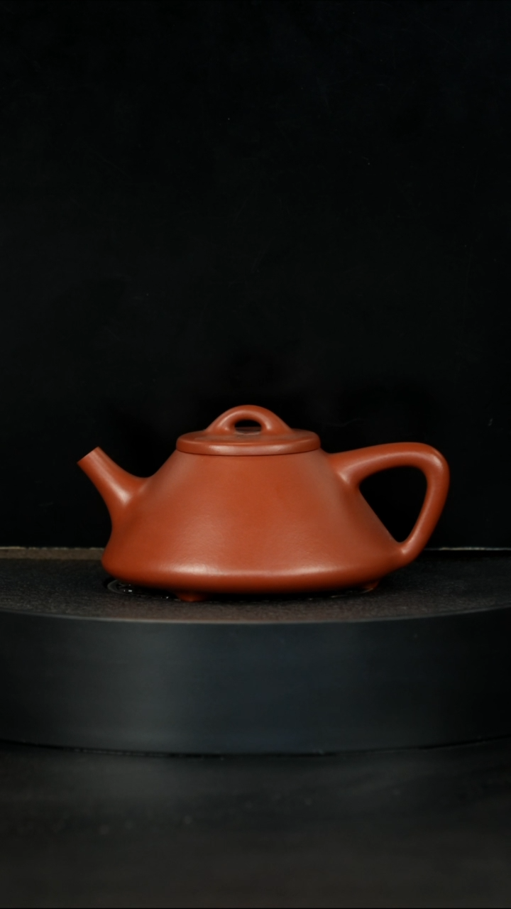 【闪购商品】紫砂茶壶全手工赵庄生砂朱泥子冶石瓢240cc