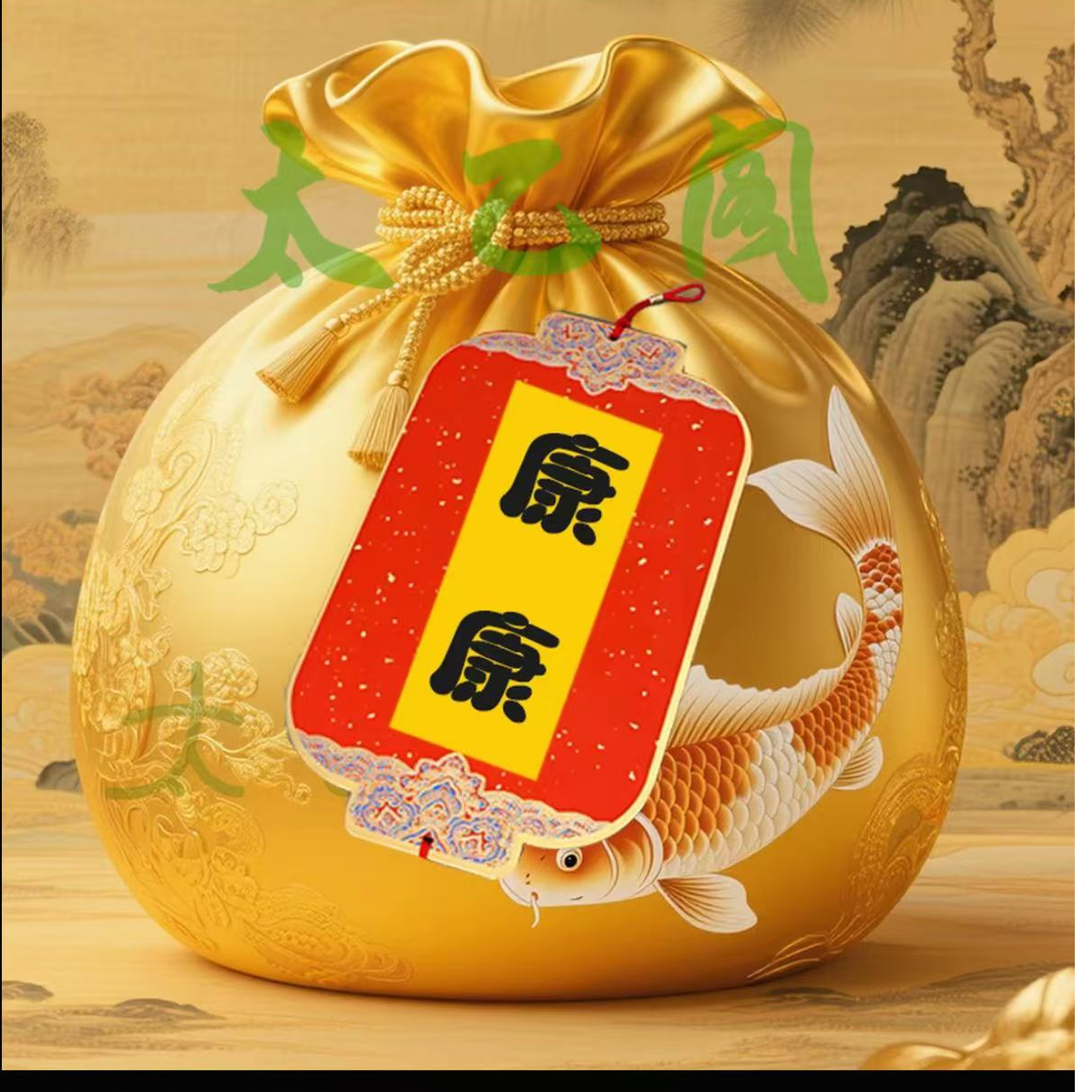 2号康康安安（师傅推荐）健康长寿生肖挂饰福袋