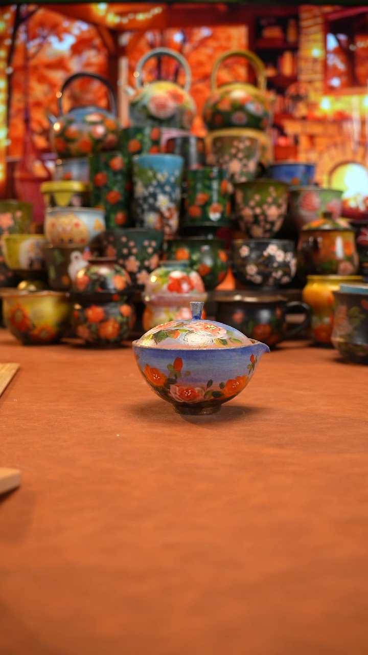 油画   釉下彩   杯子