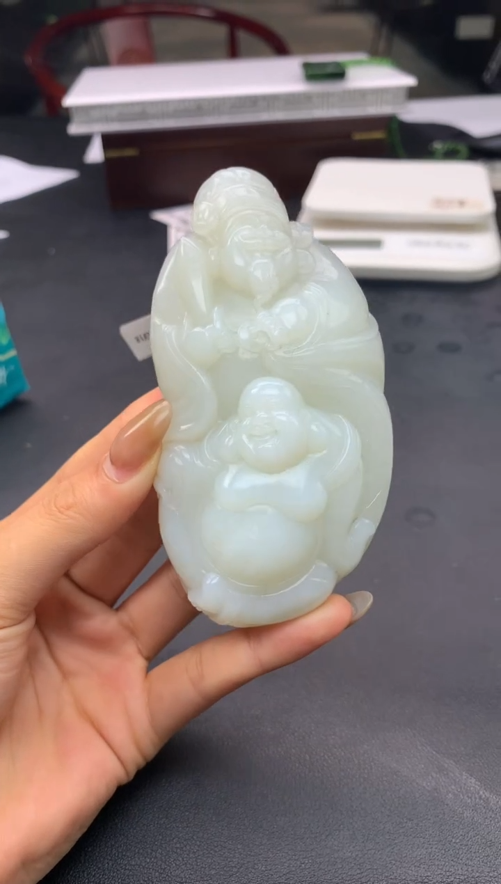 【闪购商品】定制和田玉Boss阳天然和田玉（拍一发一）