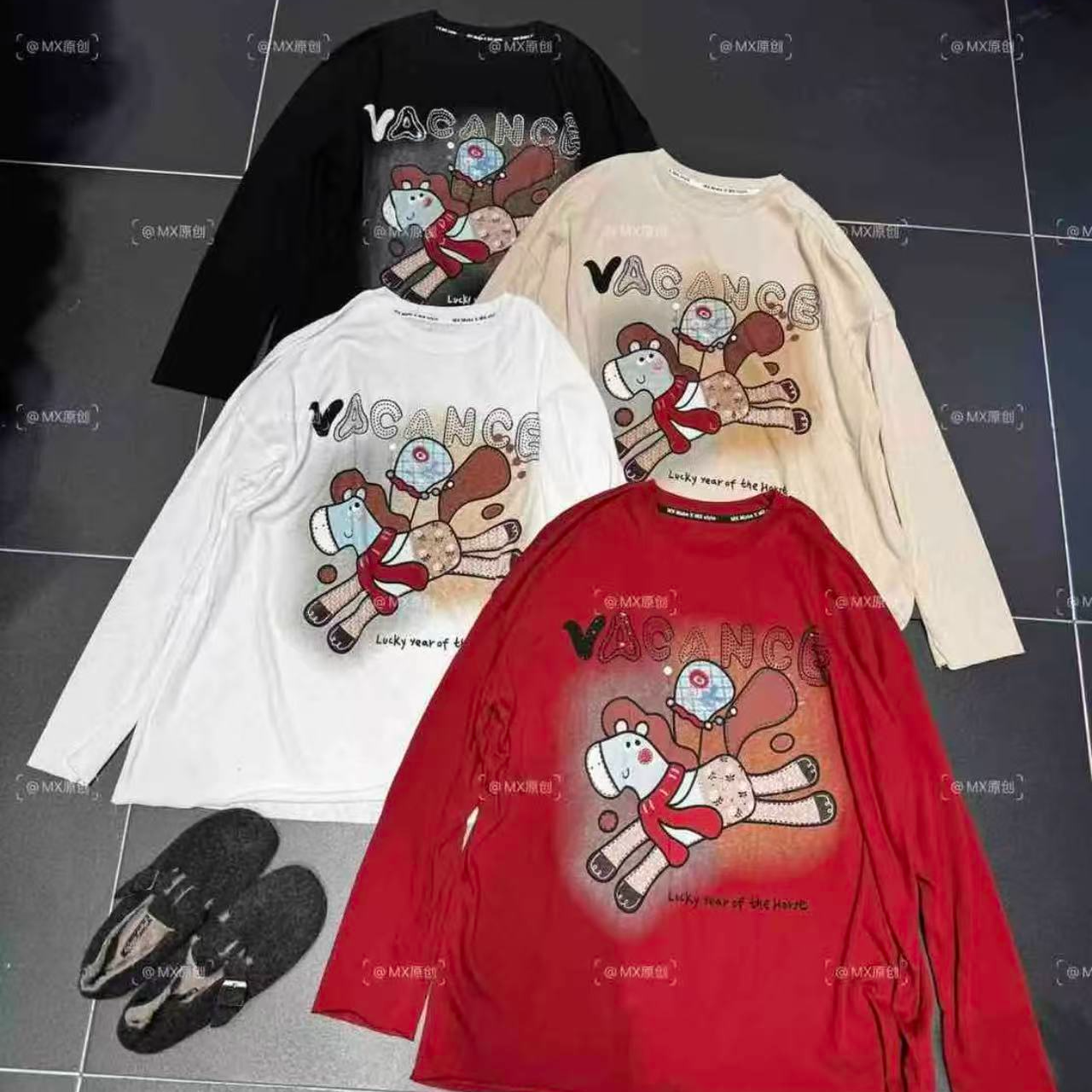 52320欧货小马新款宽松舒适休闲上衣