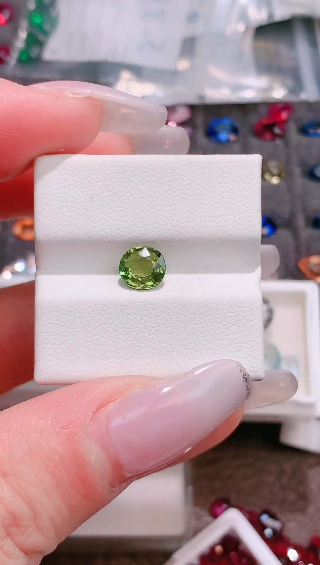 未镶嵌珠宝半成品碧玺0.96ct