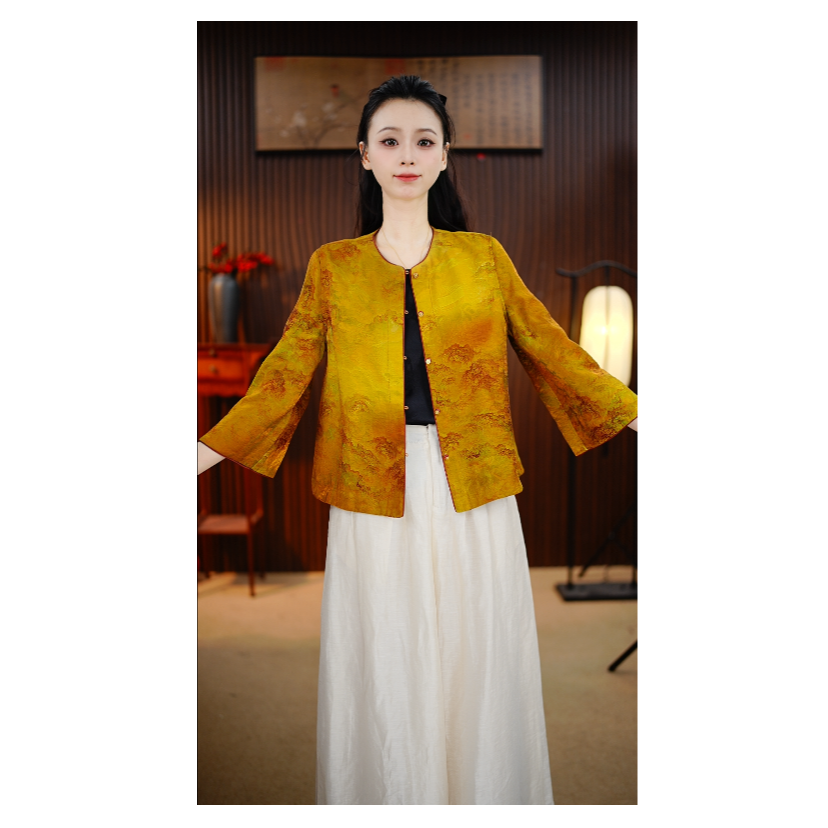 【檀轻】小鱼高定新中式国风外套