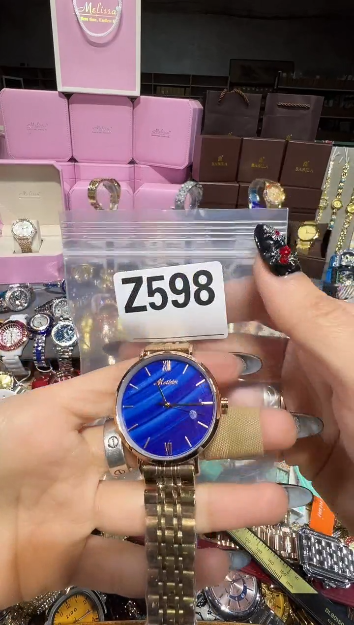 石英机芯不锈钢不锈钢直播定闪专用