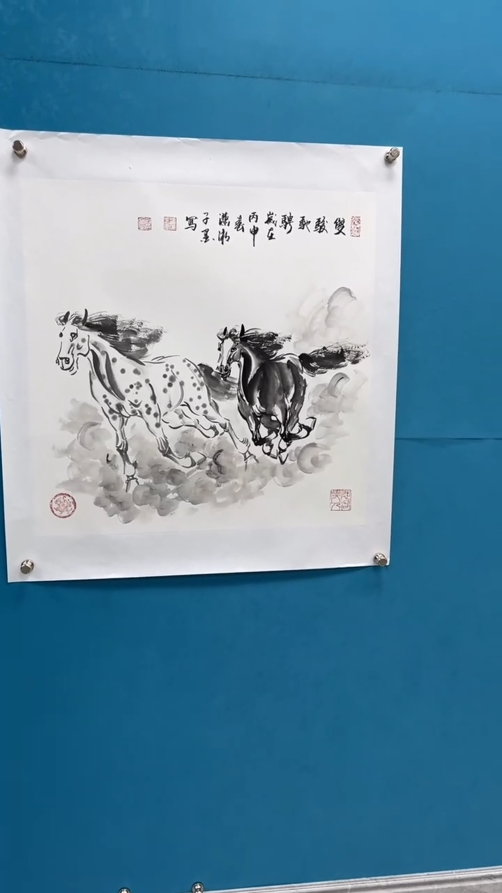 【闪购商品】绘画邓志标骏马系列3