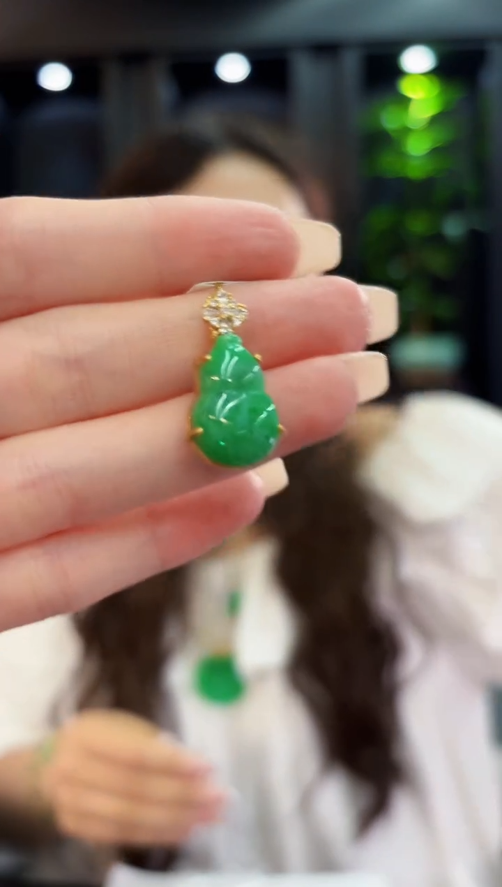 颈饰未镶嵌翡翠 缅料A货/支持复检/一件