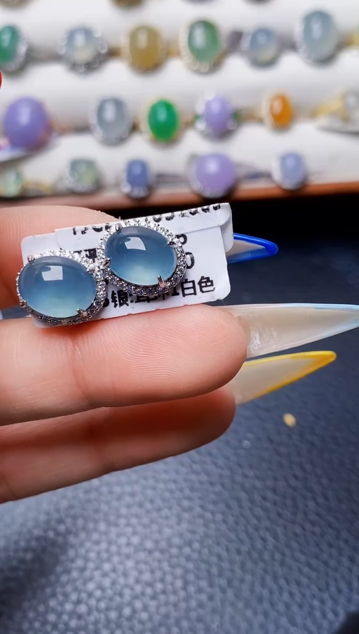 银S925镶嵌戒指翡翠1183