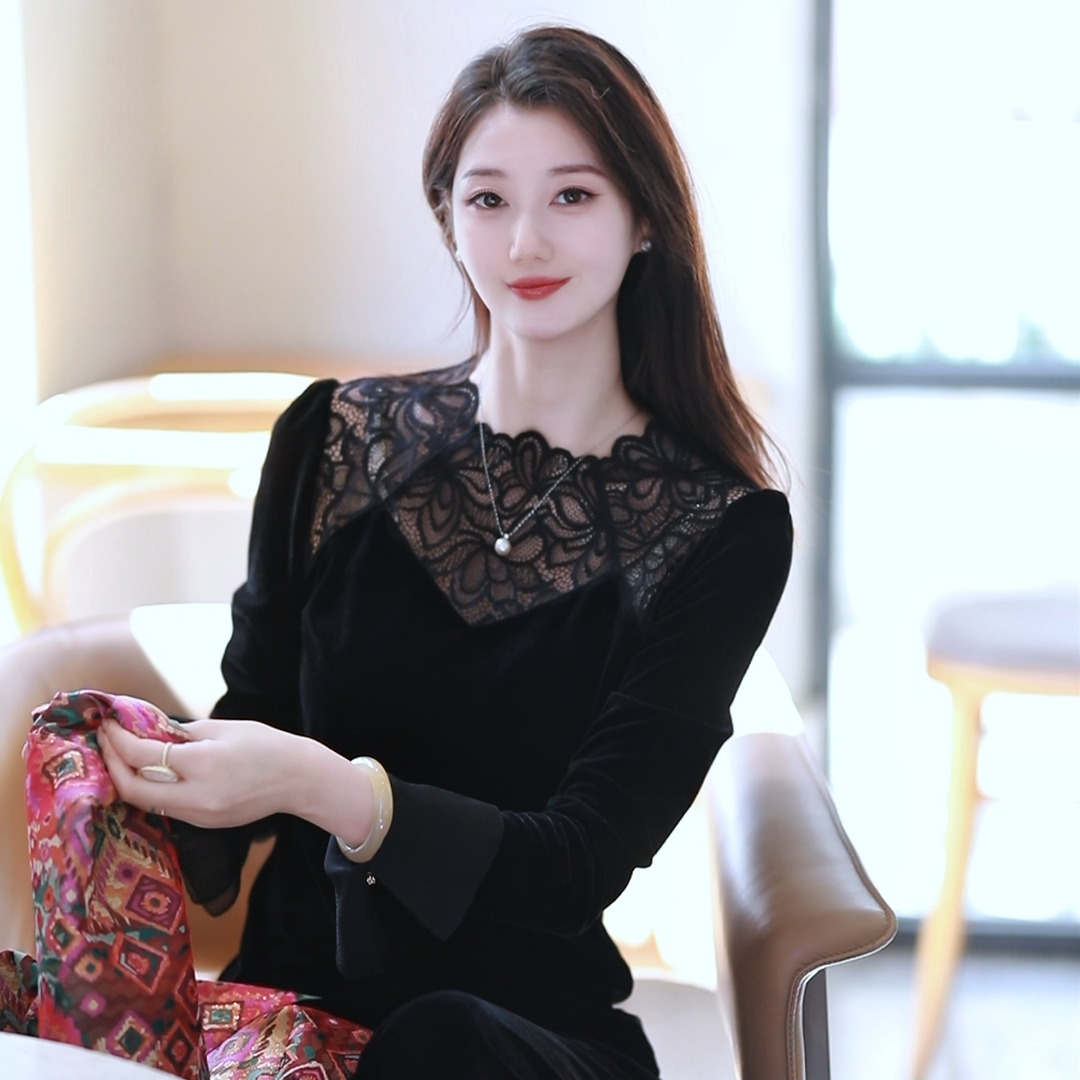 《佩佩定制》时尚百搭复古修身中式气质衬衫6245