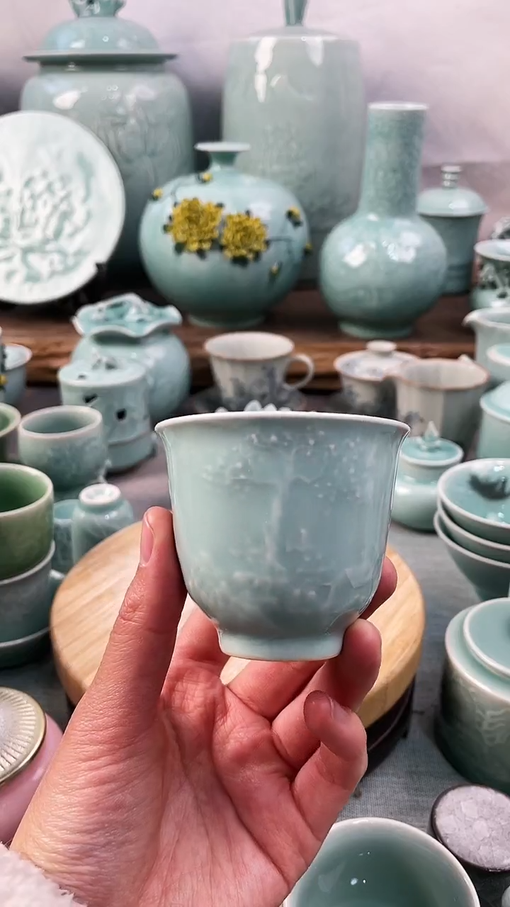 【闪购商品】特价 微瑕 慧仙青瓷