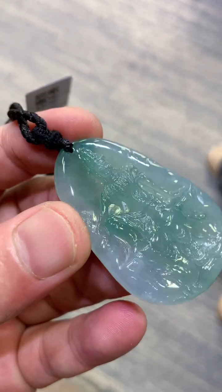 颈饰未镶嵌翡翠天然A货翡翠