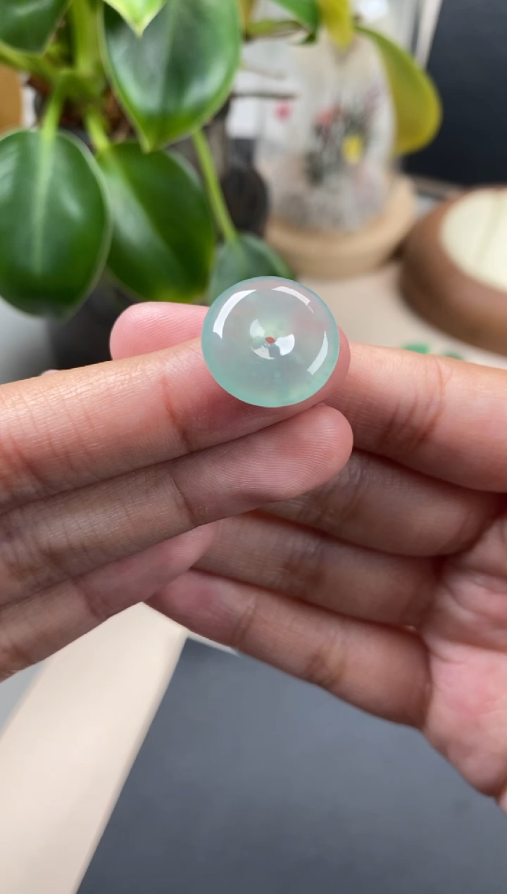 【闪购商品】翡翠颈饰未镶嵌翡翠冰晴平安扣