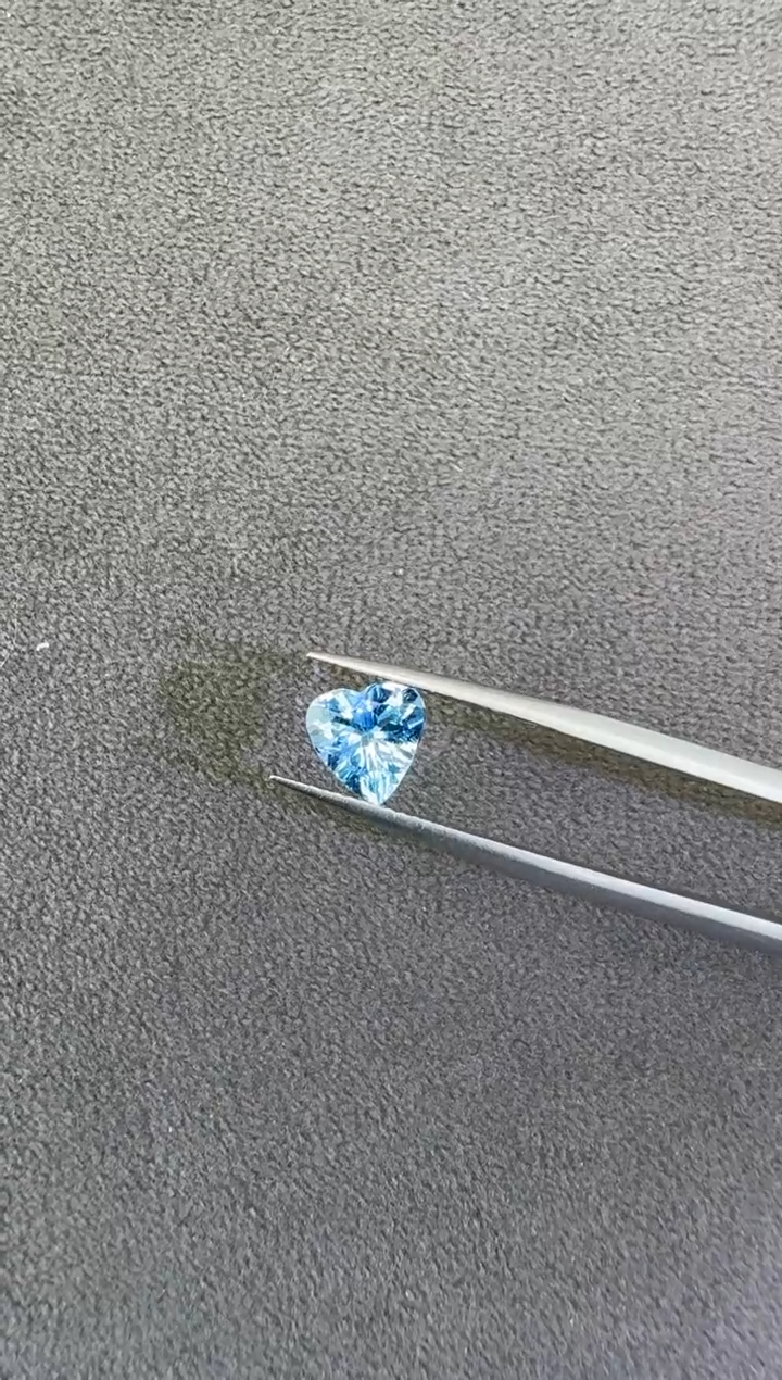 裸石海蓝宝石1.23ct