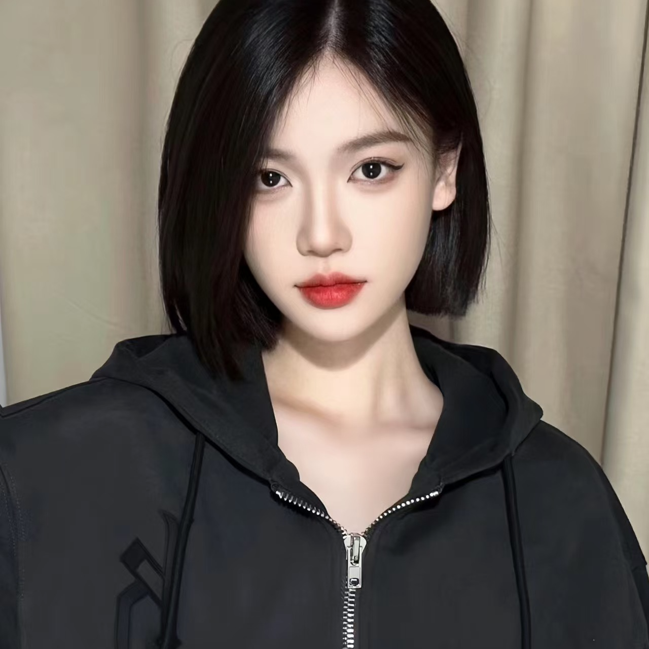 【肉膜发际线】32cm无刘海全隐形发际线全真人发丝头套气质