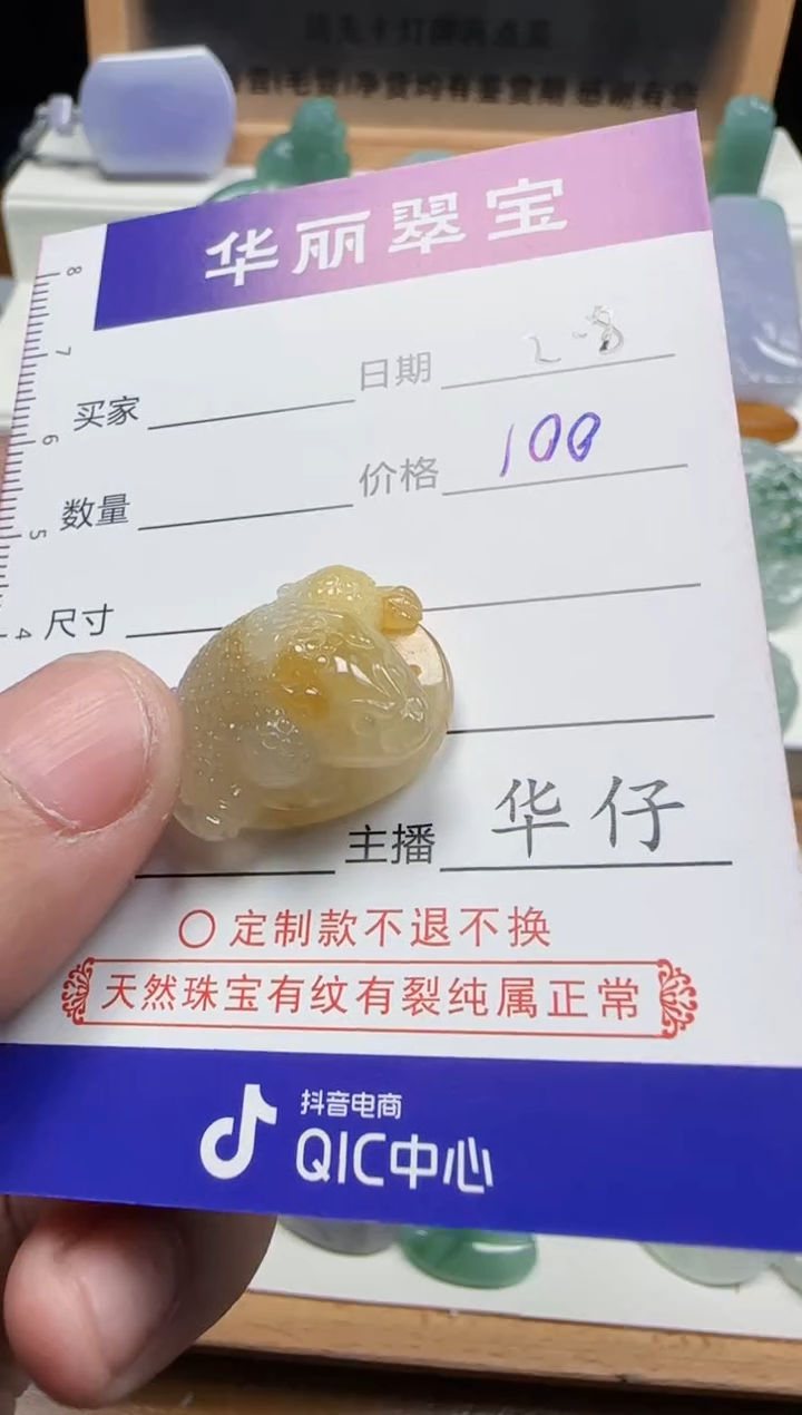 【闪购商品】翡翠颈饰未镶嵌19天然缅甸A货翡翠