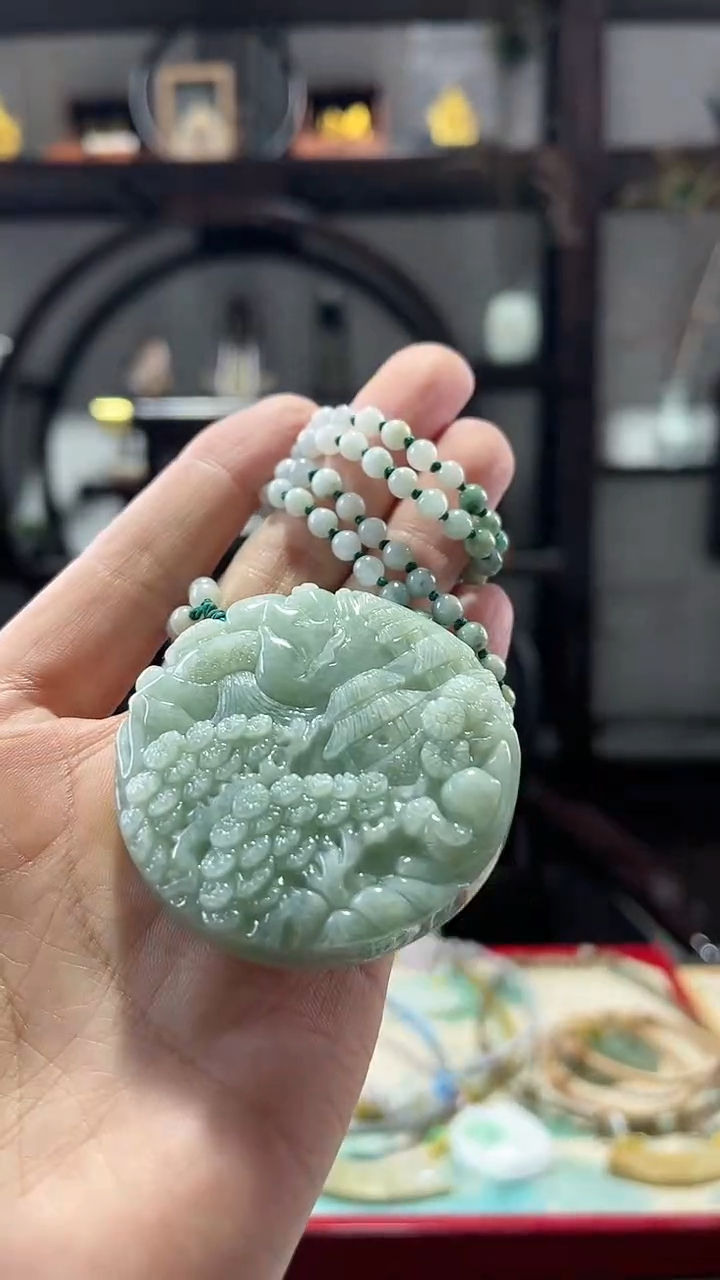 颈饰未镶嵌翡翠翡翠吊坠