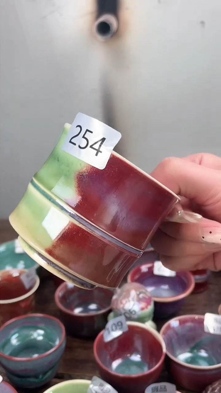 【闪购商品】摆件钧瓷手工茶器窑变