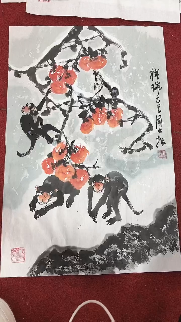 国画周大拙/国画/花鸟