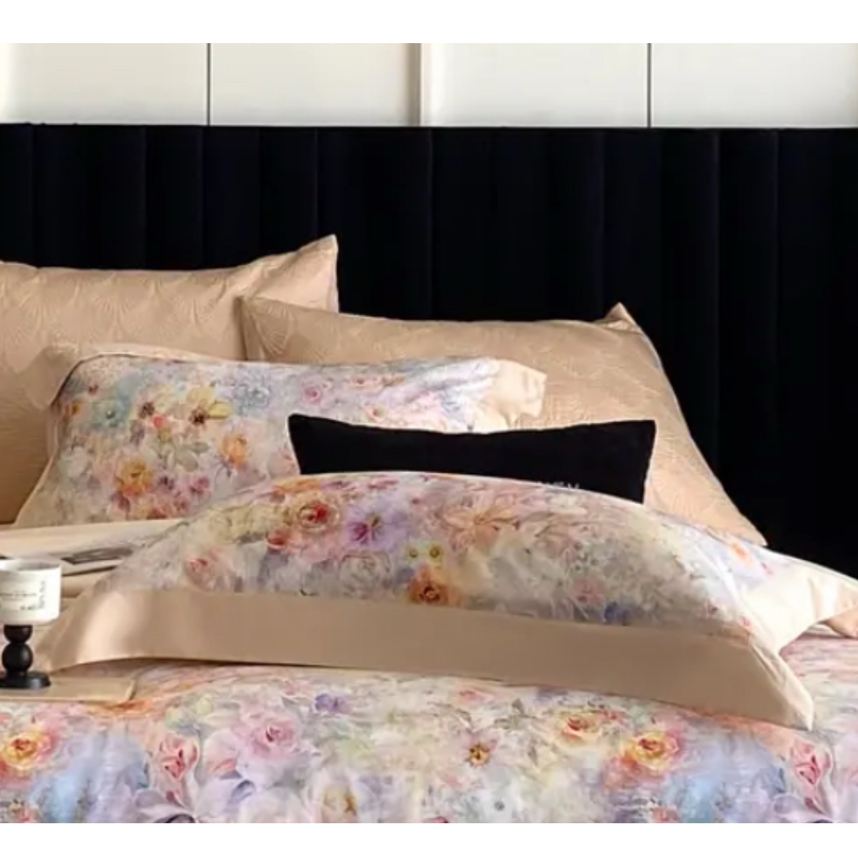 【云绫】100支长绒棉100%全棉印花枕套一对    