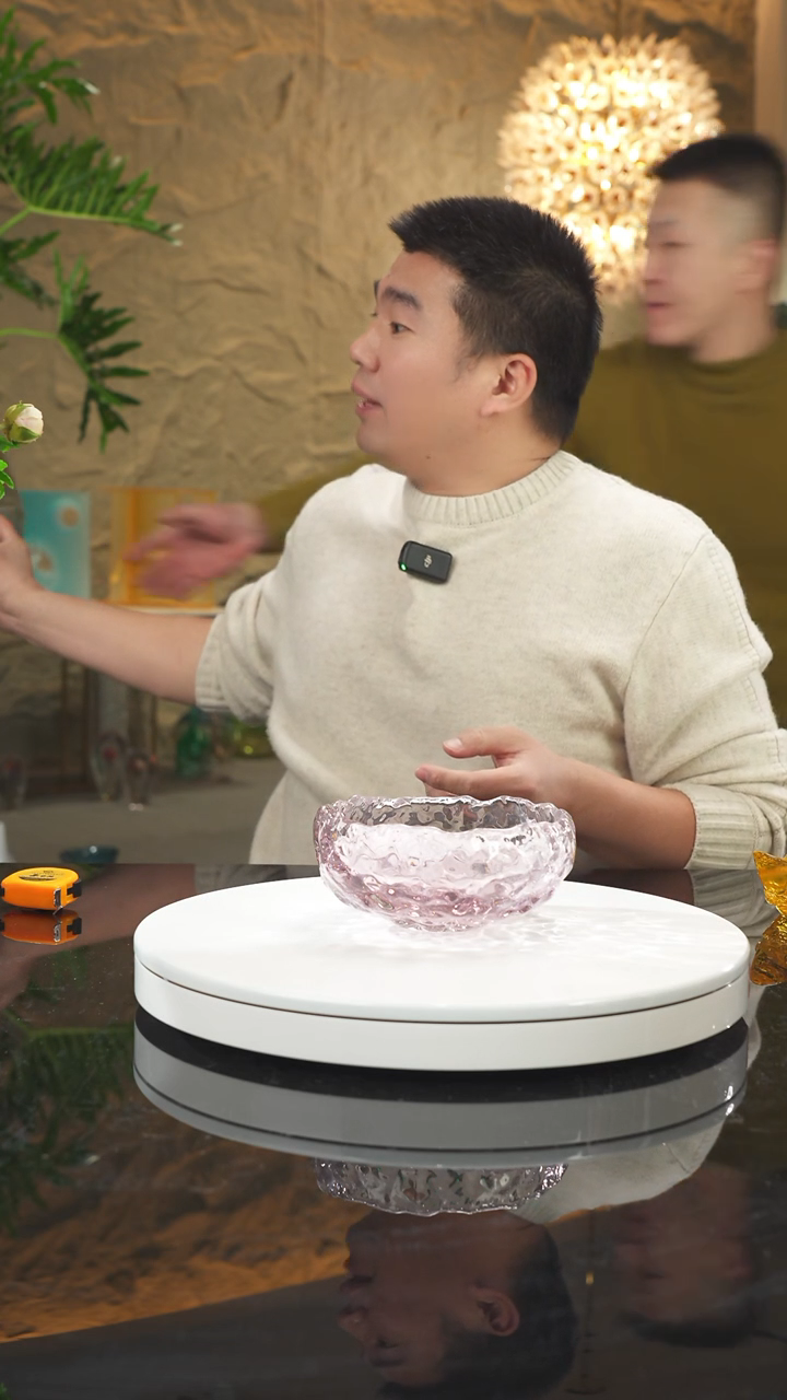 【闪购商品】摆件福利粉色果碗