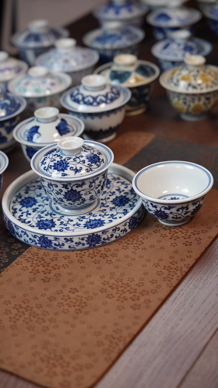 春风缠枝盖碗3件套111111