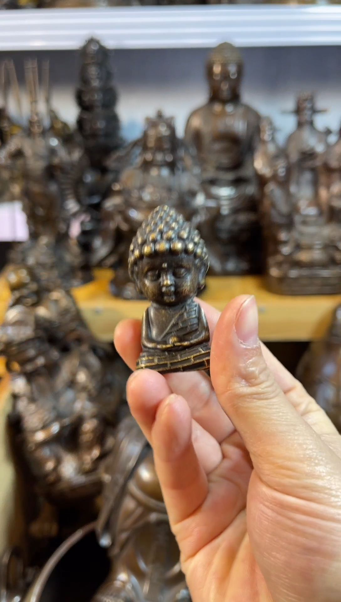 【闪购商品】·铜 娃娃佛 实心  案台摆件 物品摆件