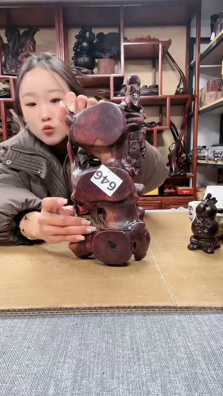 【闪购商品】贡木 红木底座工艺品收藏
