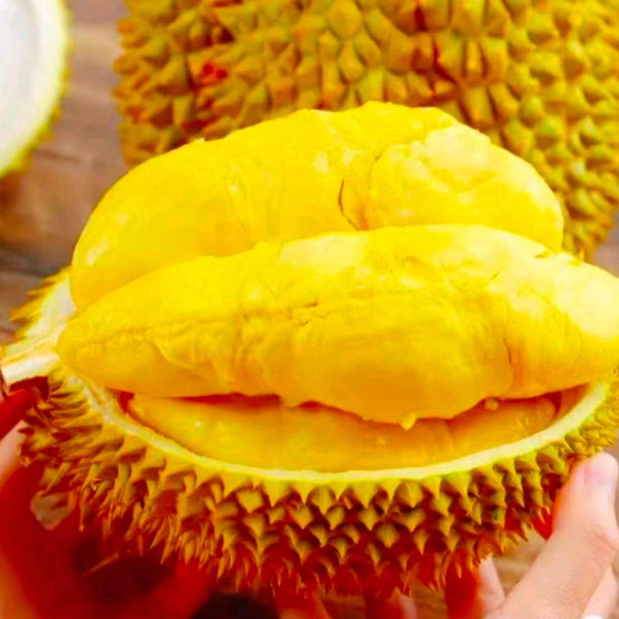 【现剥榴莲果肉】正大泰国新鲜金枕榴莲去壳榴莲果肉（核小）约400-450g/800-900g金枕泰国