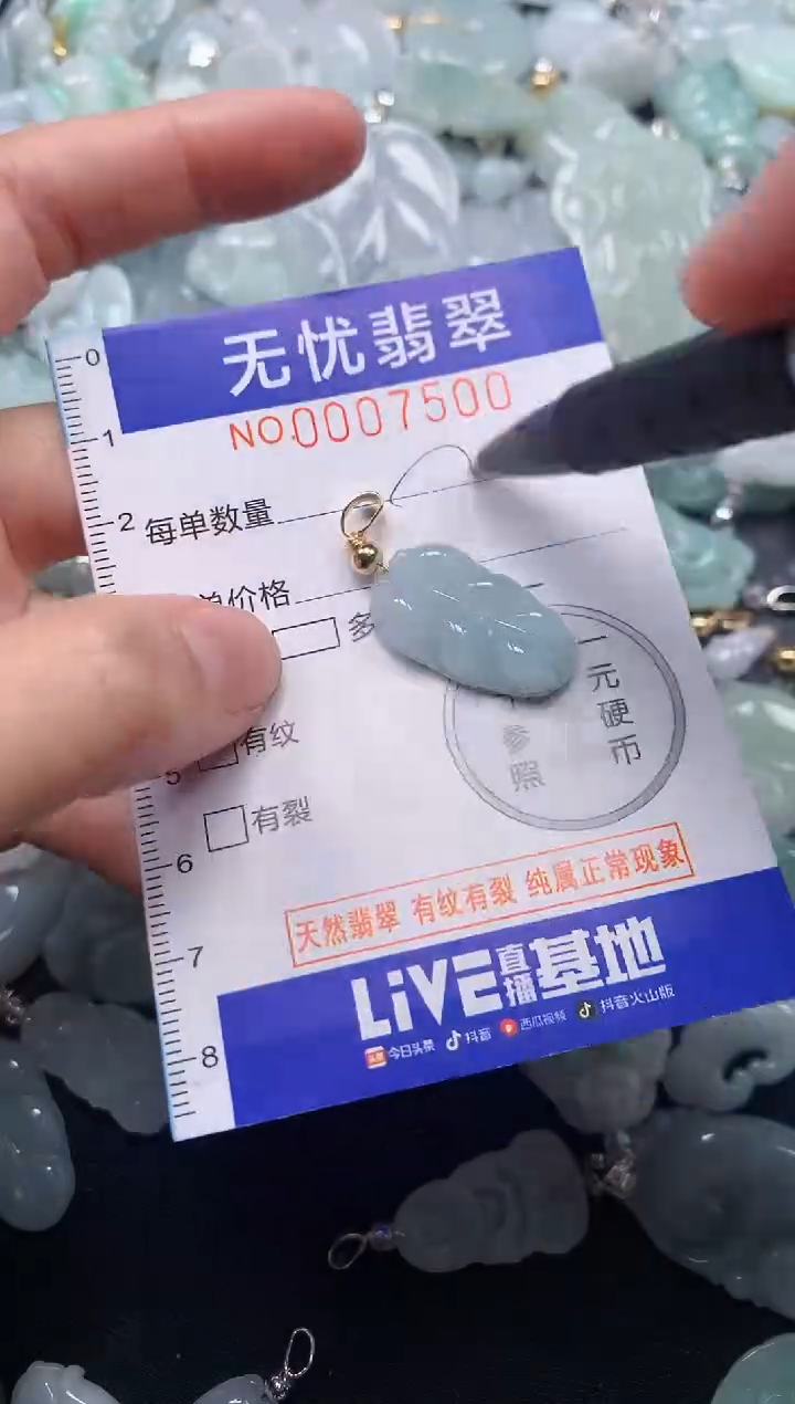 颈饰未镶嵌翡翠7500