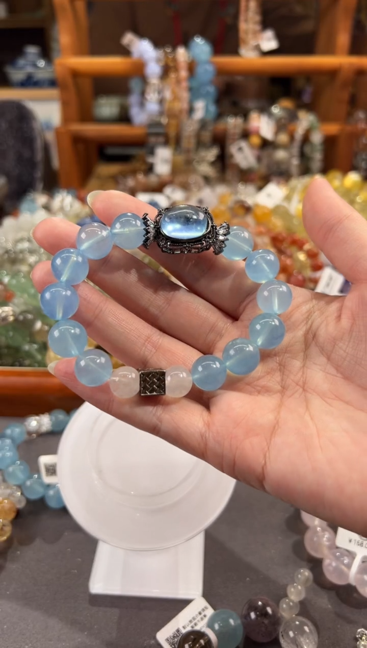 【闪购商品】水晶手链合金定制款 可爱的小橙子