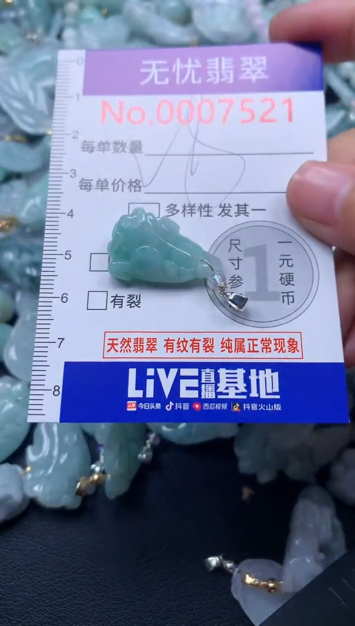 颈饰未镶嵌翡翠7521