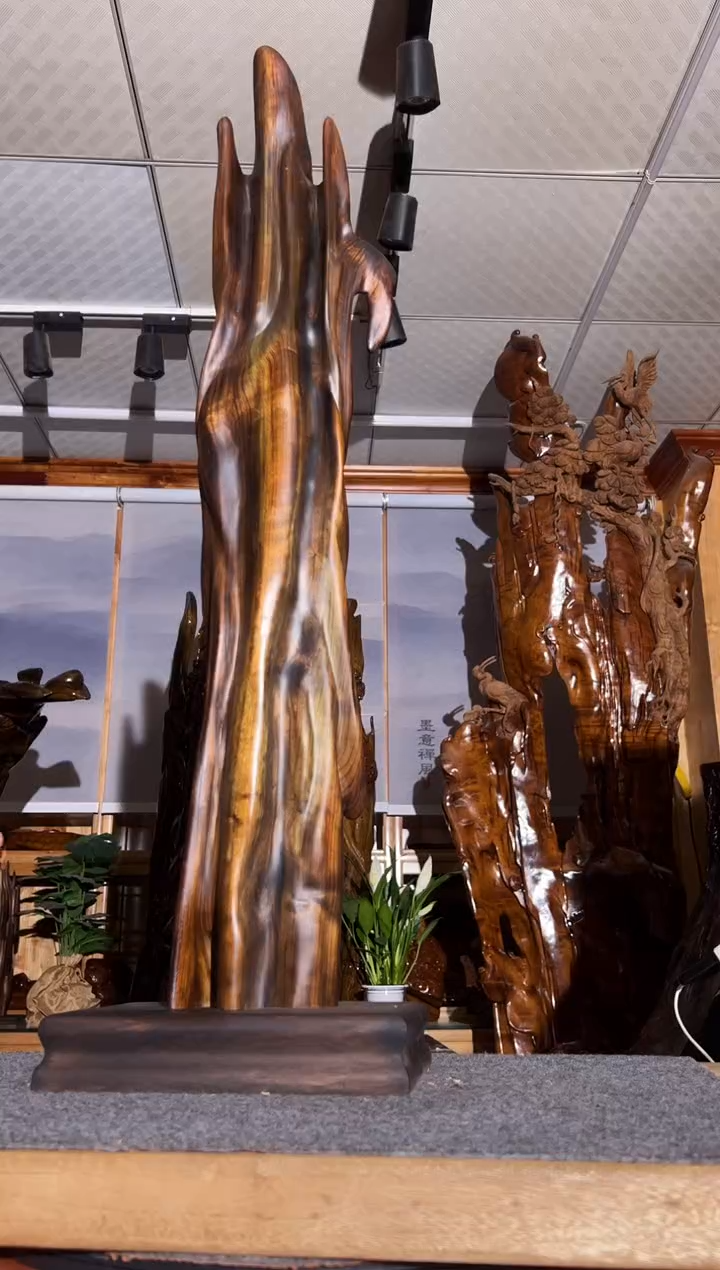 【闪购商品】木金丝楠小叶桢楠乌木摆件